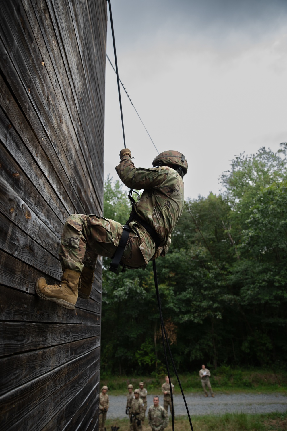 Army Reserve Best Squad Competition 2024 - Rappel Tower