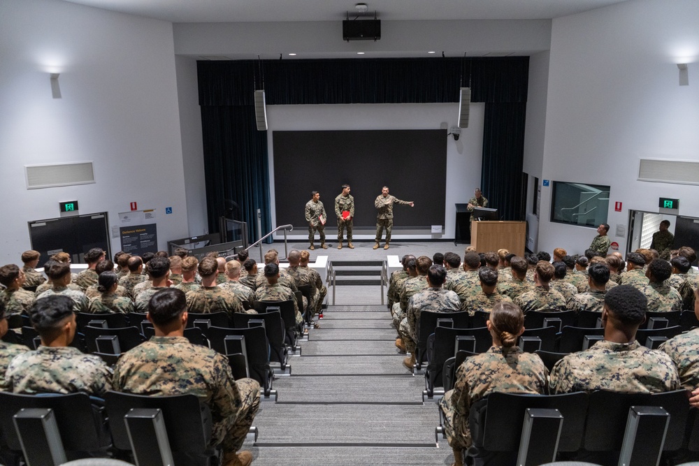 MRF-D 24.3: USINDOPACOM Fleet Master Chief David Isom visits Marines, Sailors in Darwin
