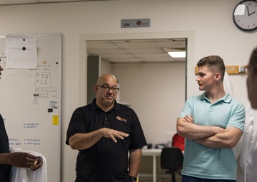 MRF-D 24.3: U.S. Navy medical personnel visit the Menzies School of Health Research