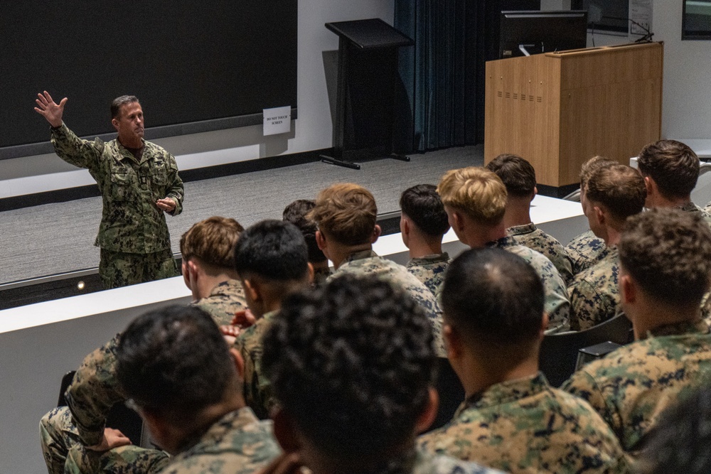 MRF-D 24.3: USINDOPACOM Fleet Master Chief David Isom visits Marines, Sailors in Darwin
