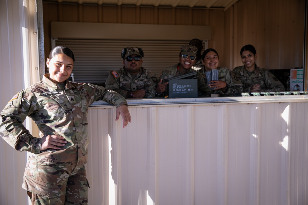 Recruiting and Retention Battalion Qualifies Their Weapons