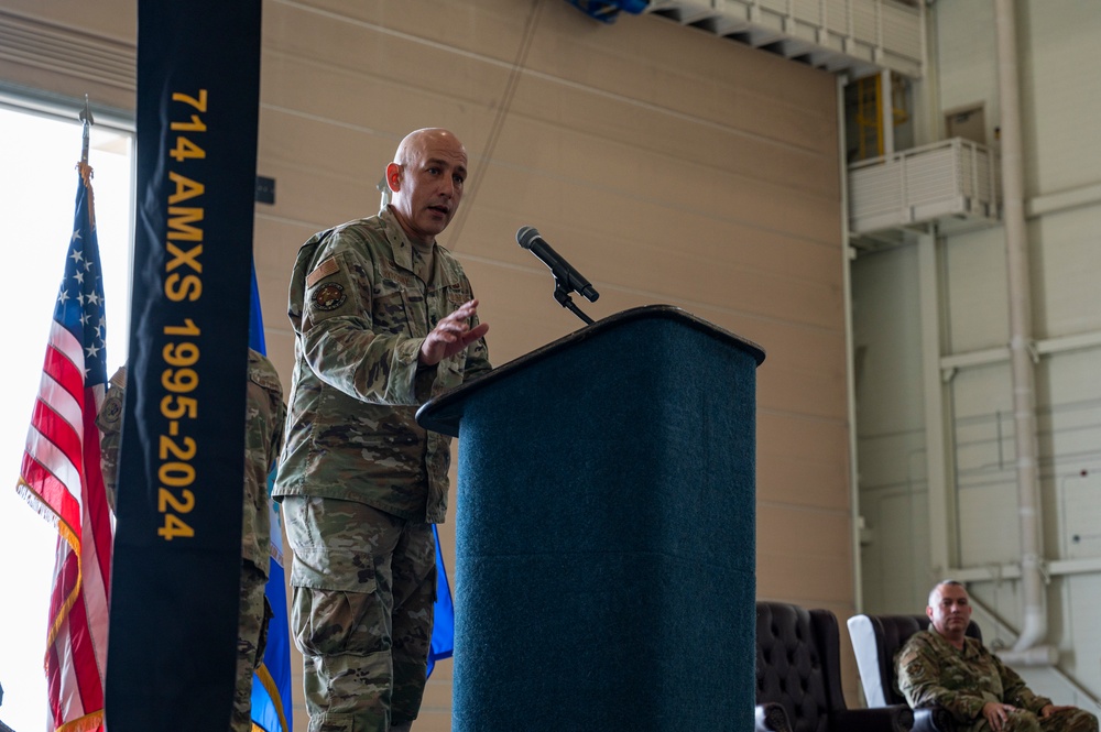 714th Aircraft Maintenance Squadron Inactivation Ceremony