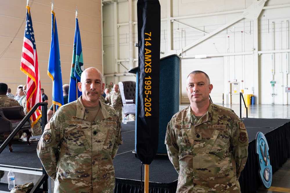 714th Aircraft Maintenance Squadron Inactivation Ceremony