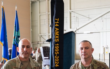 714th Aircraft Maintenance Squadron Inactivation Ceremony