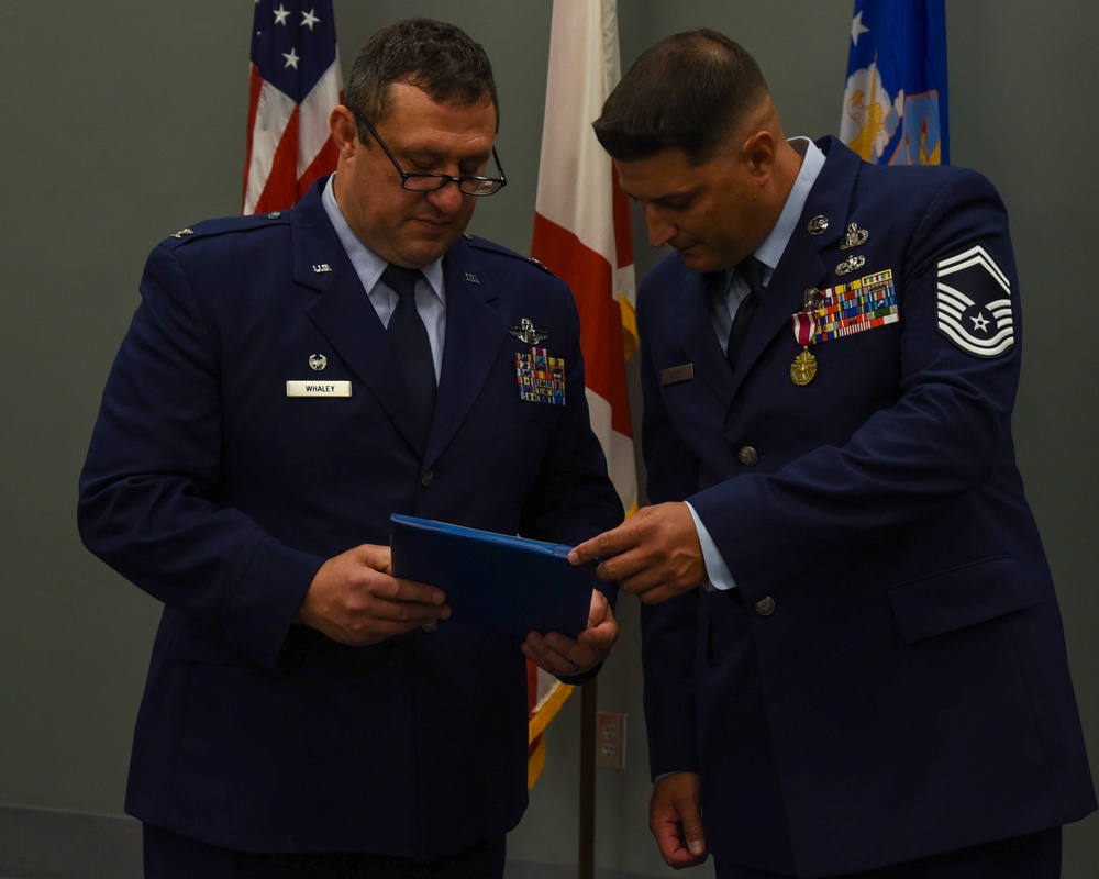 SMSGT Perez retires from the US Air Force