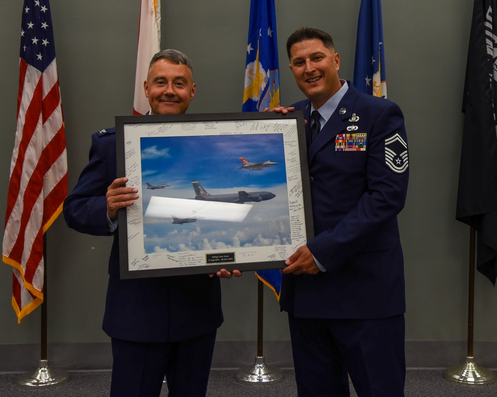 SMSGT Perez retires from the US Air Force