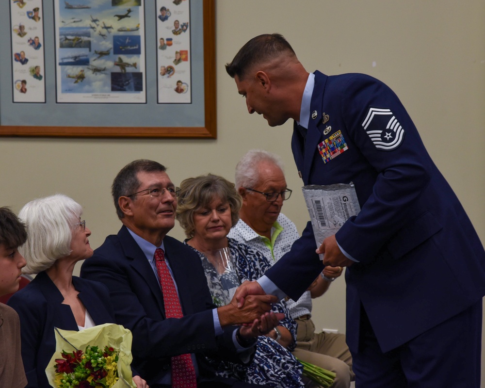 SMSGT Perez retires from the US Air Force