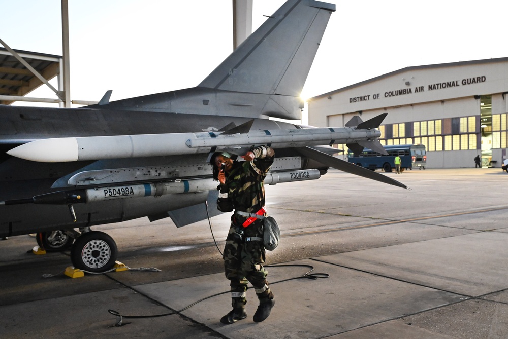 D.C. Air National Guard members participate in an Operational Readiness Exercise