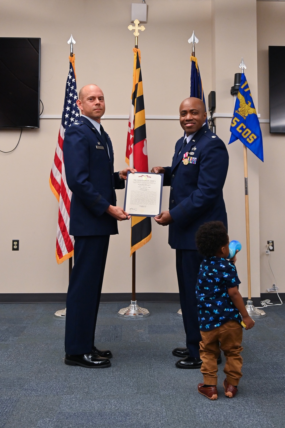 275th Cyber Operations Squadron change of command