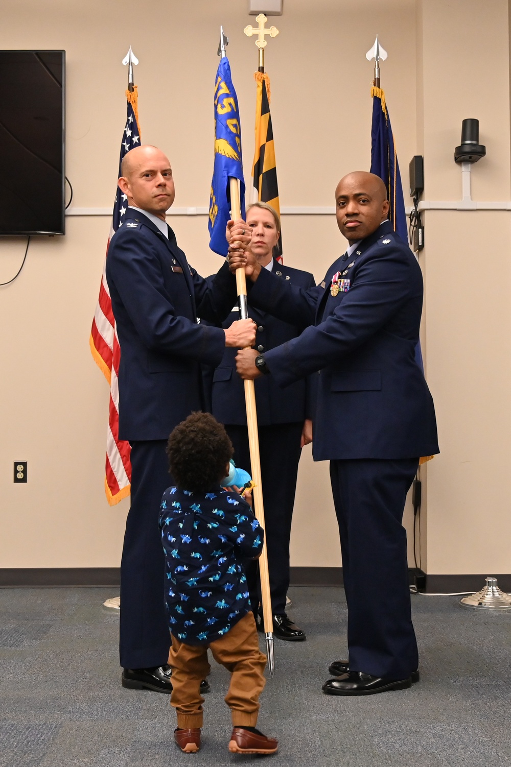 275th Cyber Operations Squadron change of command