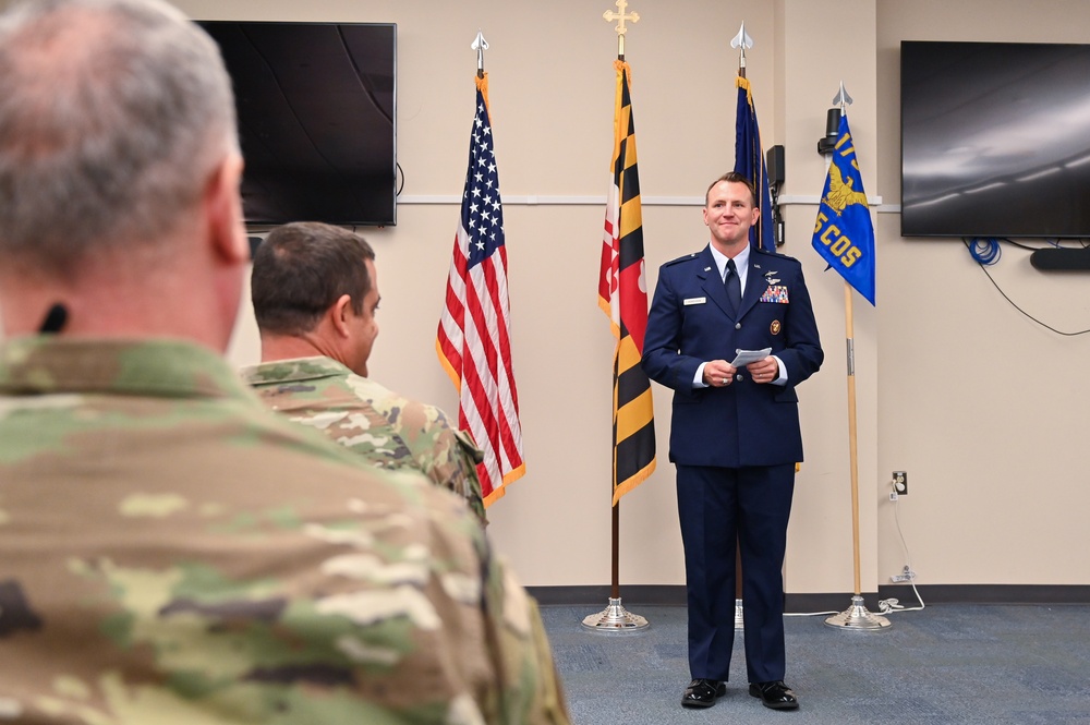 275th Cyber Operations Squadron change of command