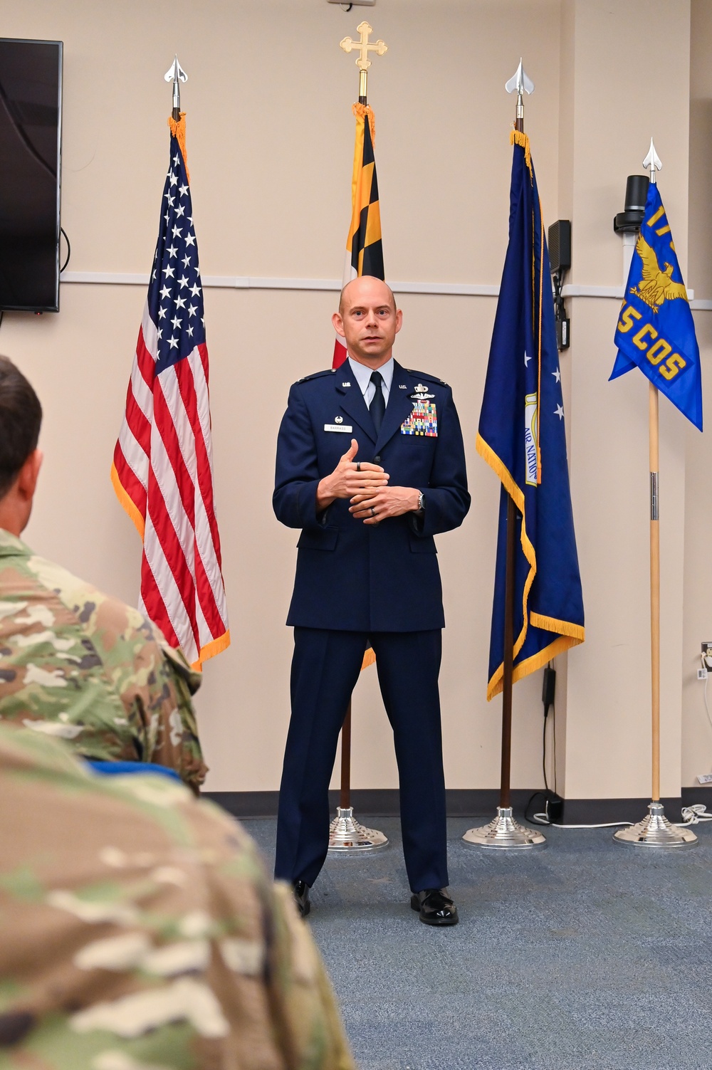 275th Cyber Operations Squadron change of command