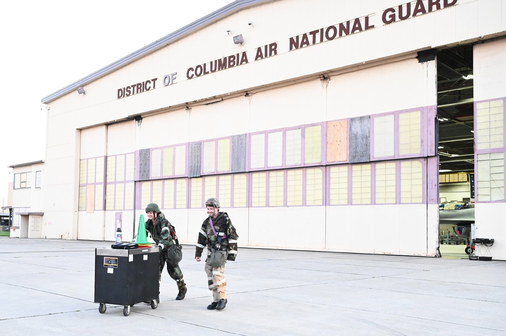 D.C. Air National Guard members participate in an Operational Readiness Exercise