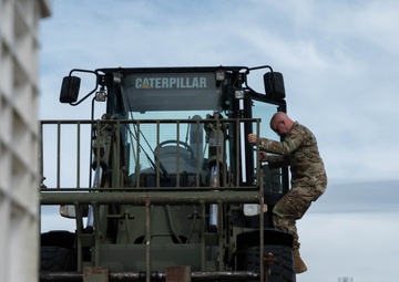434th LRS Members Complete Forklift Certification