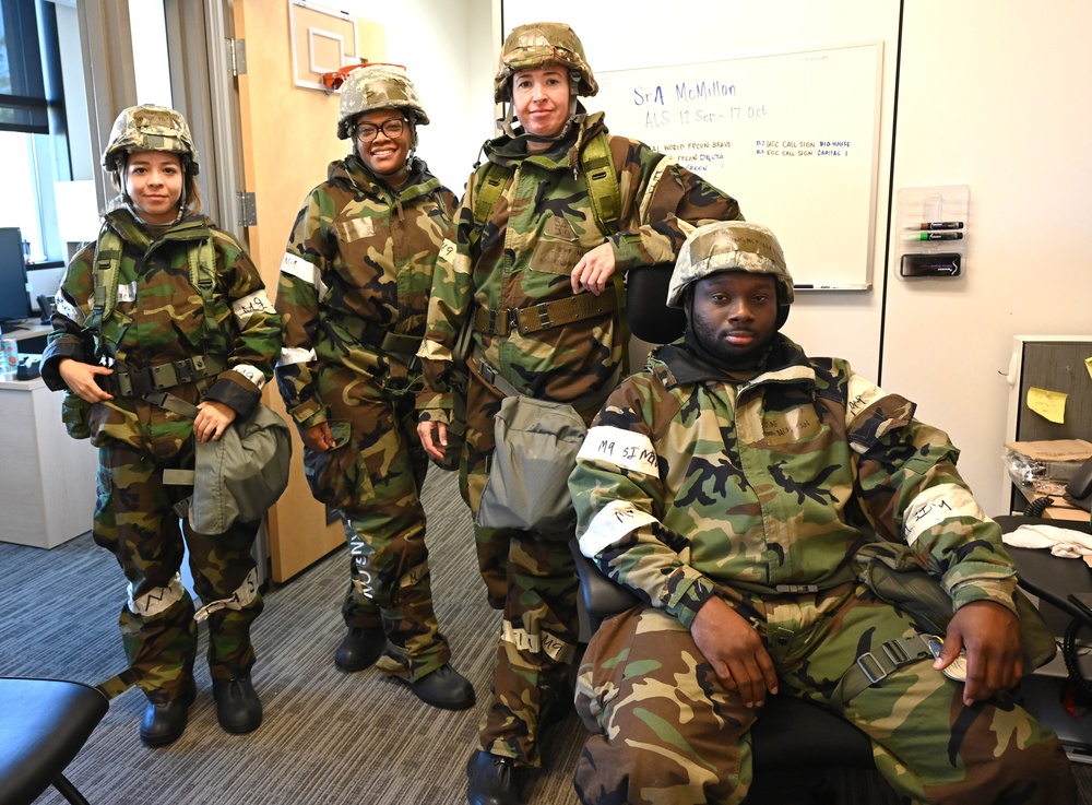 D.C. Air National Guard members participate in an Operational Readiness Exercise