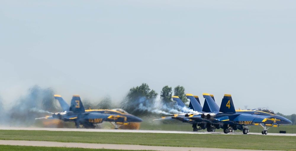 Terre Haute Air Show featuring the U.S. Navy Blue Angels