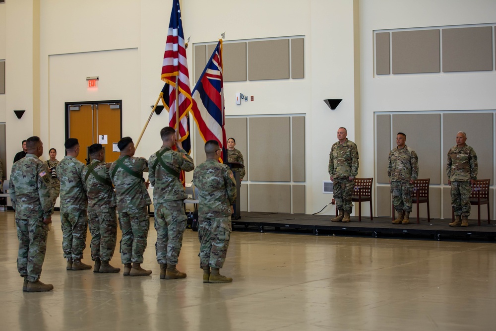 Hawaii Army National Guard Change of Command Ceremony