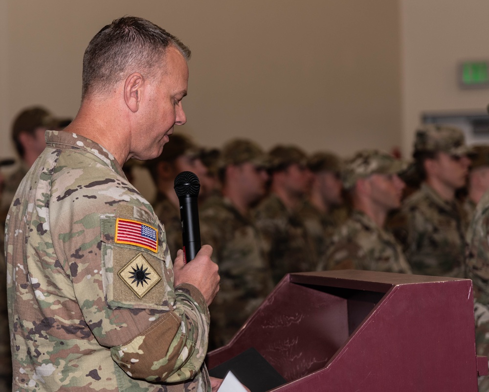 116th Air Control Squadron Mobilization Ceremony