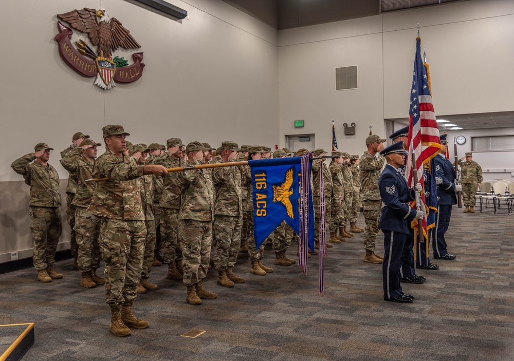 116th Air Control Squadron Mobilization Ceremony