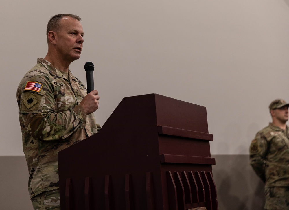 116th Air Control Squadron Mobilization Ceremony