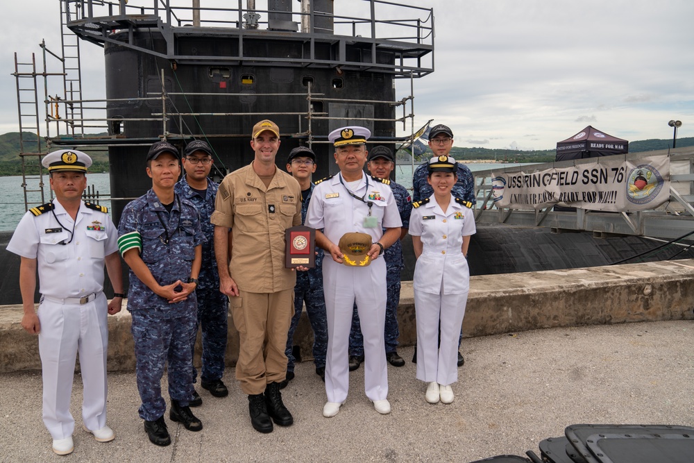 JS Michishio Visits NSTCP Det Guam