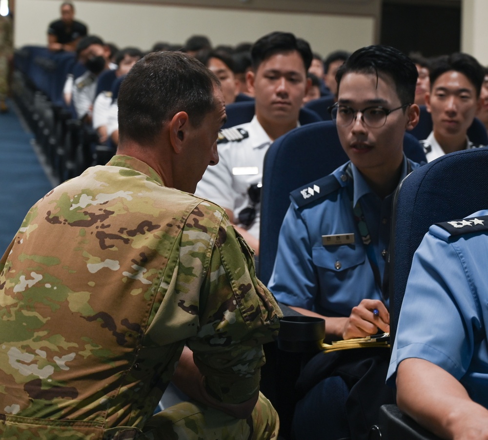 ROKAF Cadets tour Andersen Air Force Base