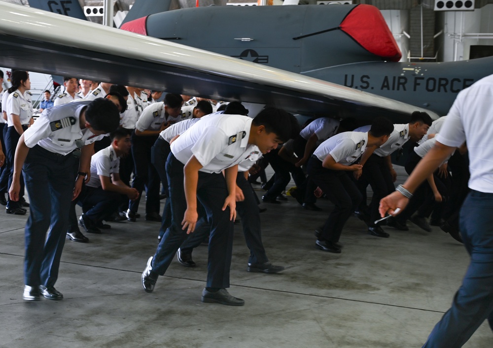 ROKAF Cadets tour Andersen Air Force Base