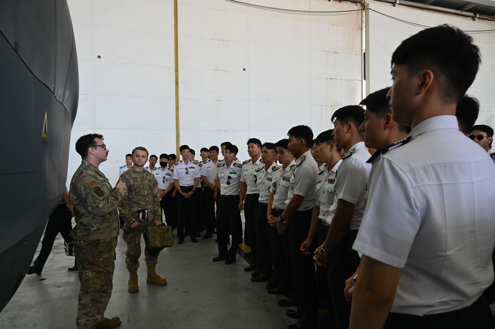 ROKAF Cadets tour Andersen Air Force Base