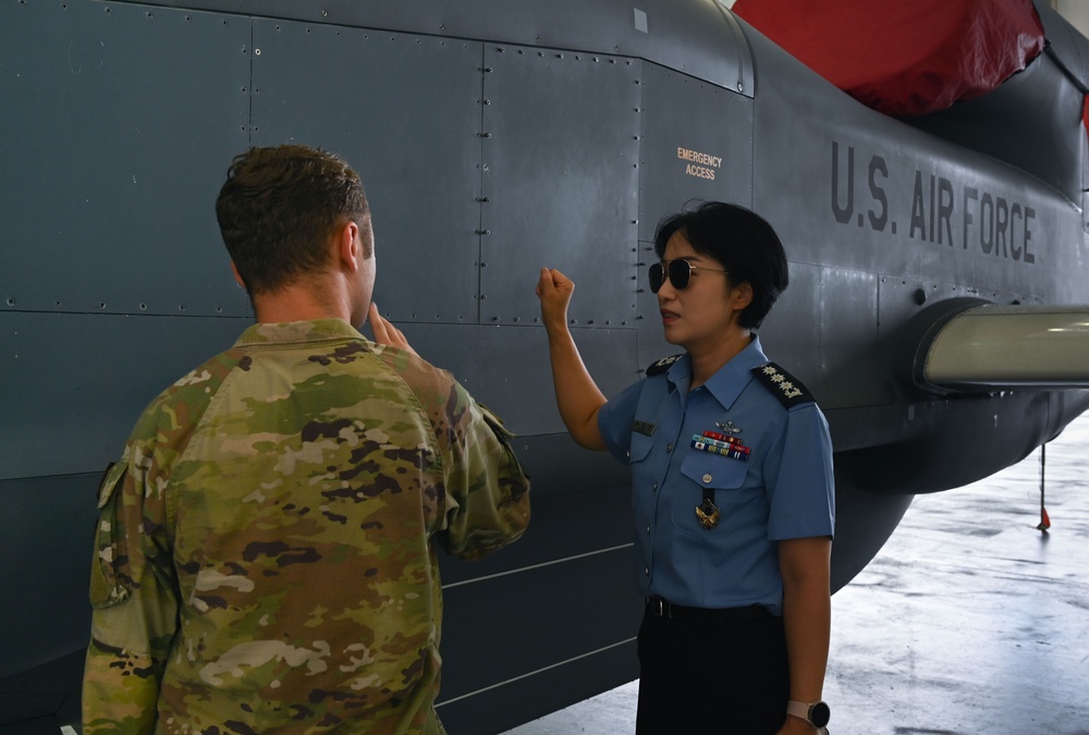 ROKAF Cadets tour Andersen Air Force Base