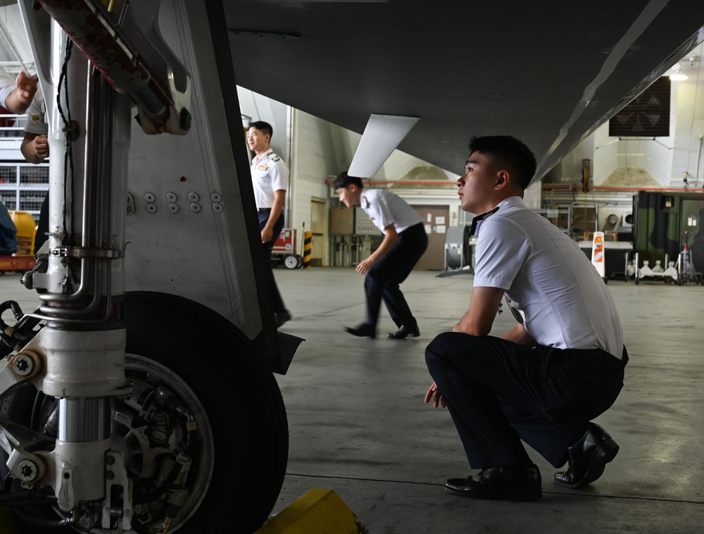 ROKAF Cadets tour Andersen Air Force Base