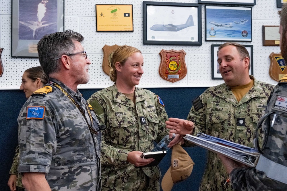 USS Dewey (DDG 105) Sailors attend Exercise Kakadu 2024 harbor brief