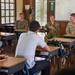 Pacific Partnership 2024-2 Service Members Simulate Mock Interviews with Students at Yap Catholic High School