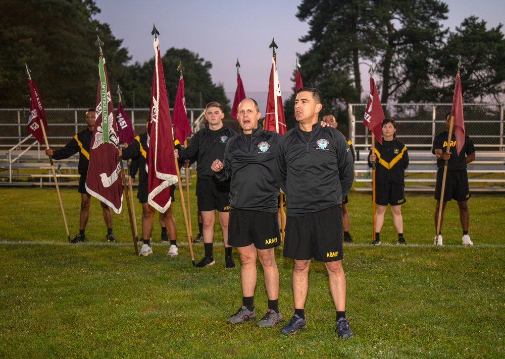 Command Sgt. Maj. Mascarenas final Brigade run