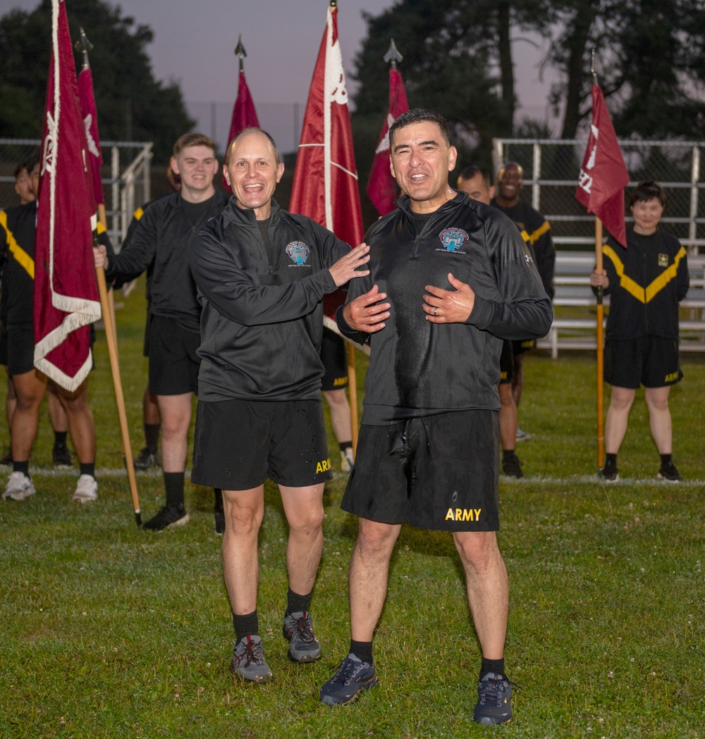 Command Sgt. Maj. Mascarenas final Brigade run