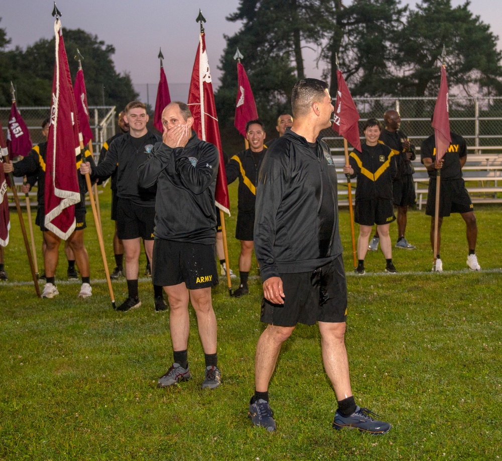 Command Sgt. Maj. Mascarenas final Brigade run