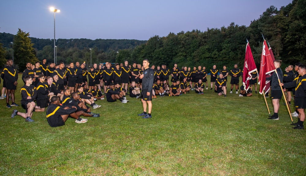 Command Sgt. Maj. Mascarenas final Brigade run