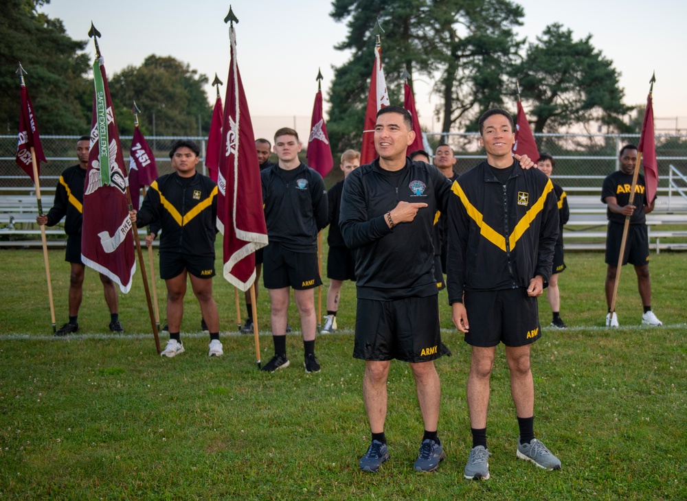 Command Sgt. Maj. Mascarenas final Brigade run