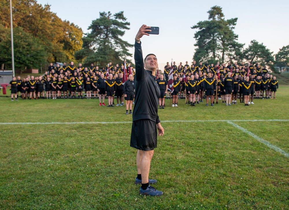 Command Sgt. Maj. Mascarenas final Brigade run