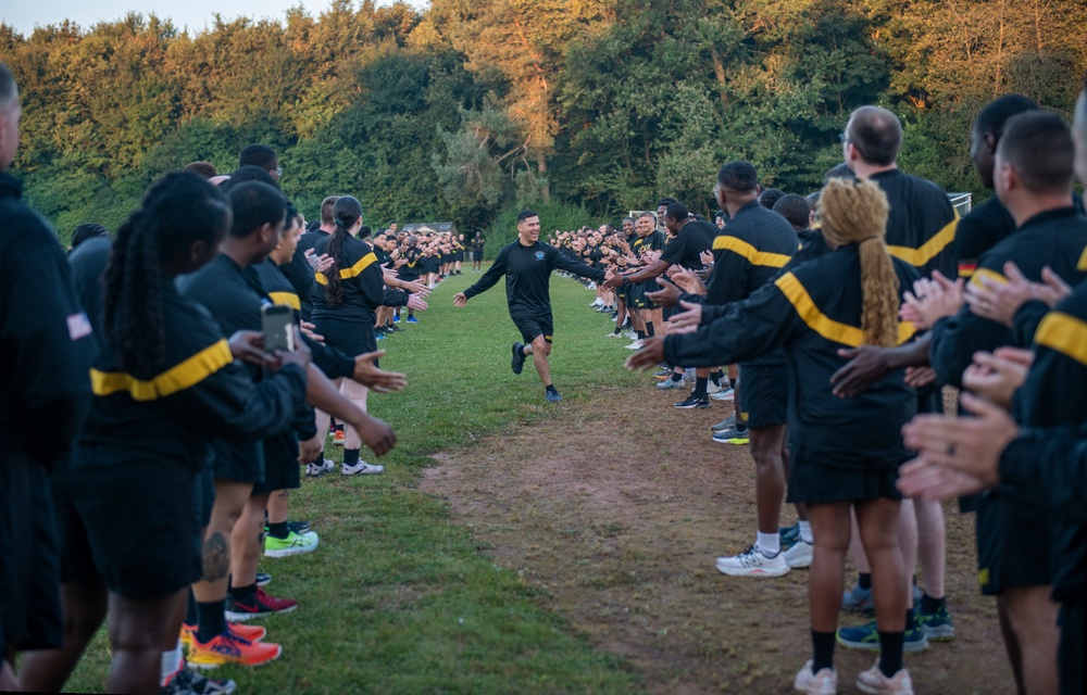 Command Sgt. Maj. Mascarenas final Brigade run