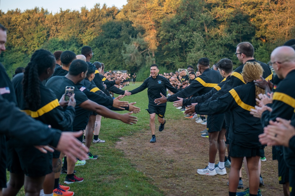 Command Sgt. Maj. Mascarenas final Brigade run