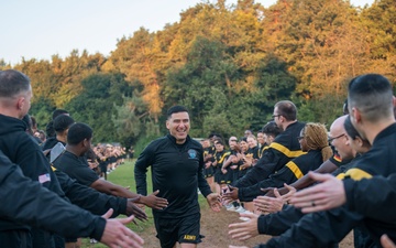 Command Sgt. Maj. Mascarenas final Brigade run