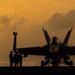 Sunset Maintenance Aboard Theodore Roosevelt