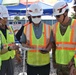 Army engineers place concrete for future barracks on Camp Humphreys, South Korea