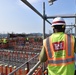 Army engineers place concrete for future barracks on Camp Humphreys, South Korea