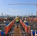 Army engineers place concrete for future barracks on Camp Humphreys, South Korea