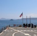 USS Bulkeley Pulls Alongside USS Arleigh Burke