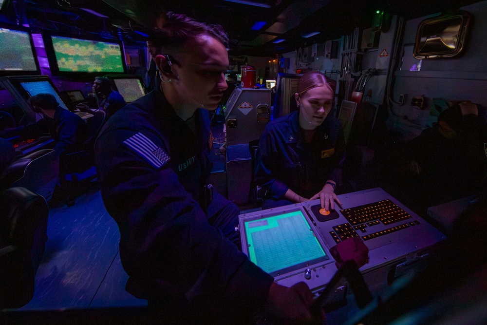 Abraham Lincoln conducts routine operations