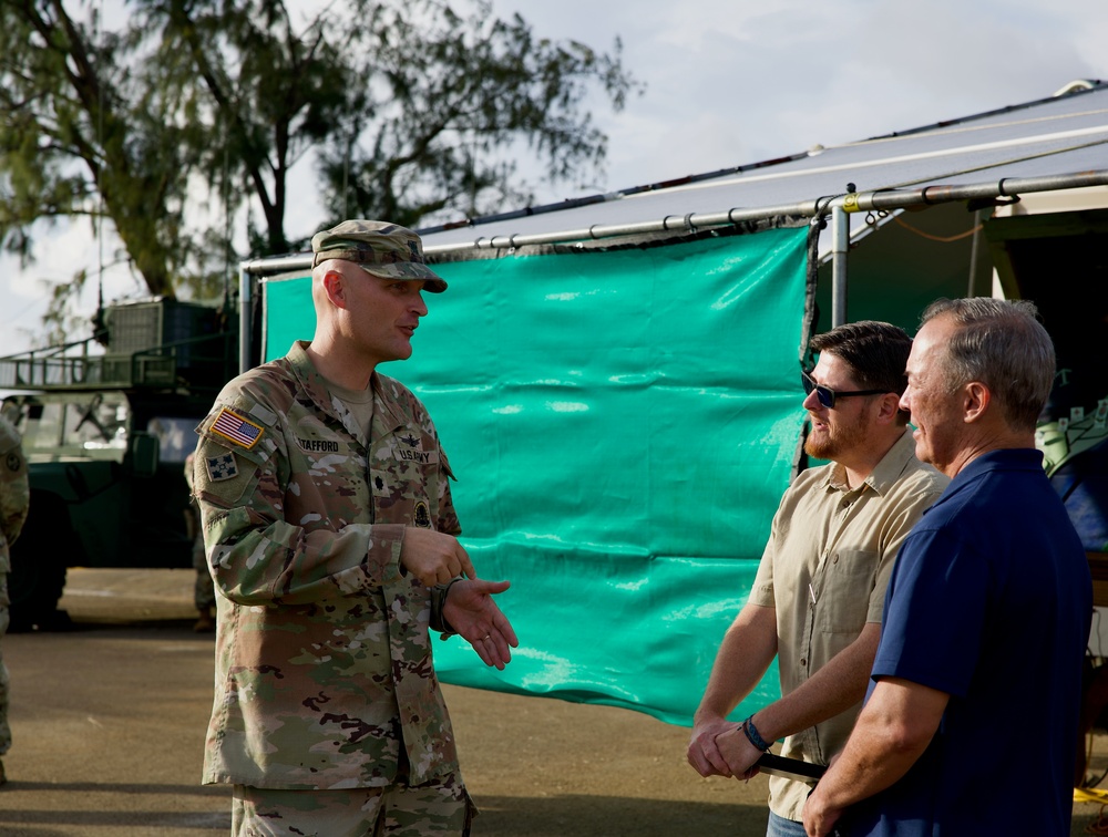 Assistant Secretary of Defense visits Guam THAAD Task Force