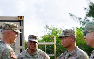 Chief of Staff of the Army visits Guam THAAD Task Force