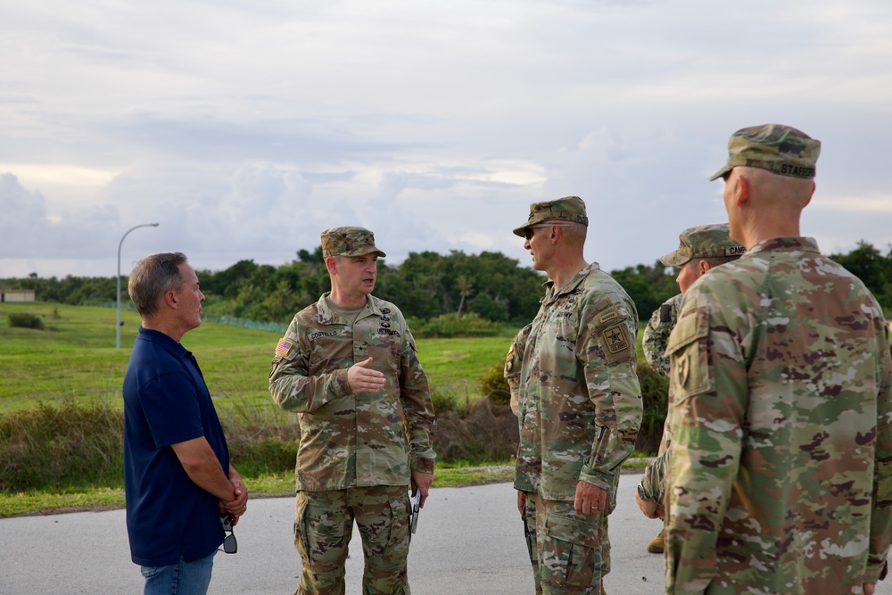 Chief of Staff of the Army visits Guam THAAD Task Force